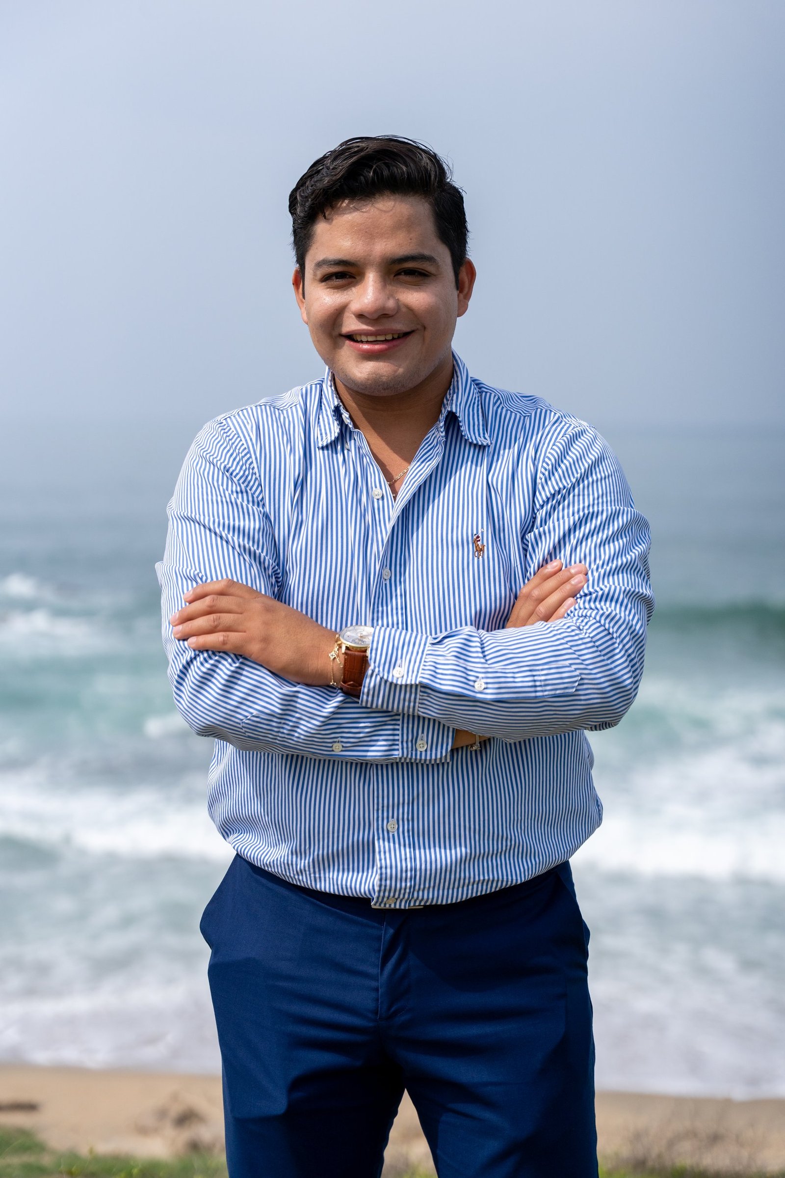 Arturo Pulido en la costa de Oaxaca